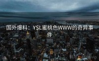 国外爆料：YSL蜜桃色WWW的奇异事件